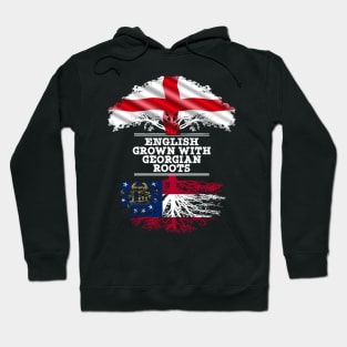 English Grown With Georgian Roots - Gift for Georgian With Roots From Georgia Hoodie